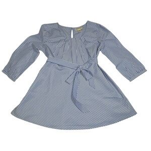 Motherhood Maternity Blue and White Striped Top Size S